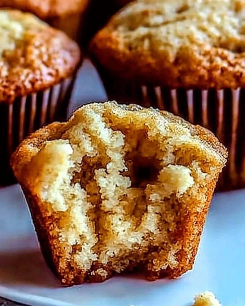 Healthy Greek Yogurt Banana Muffins