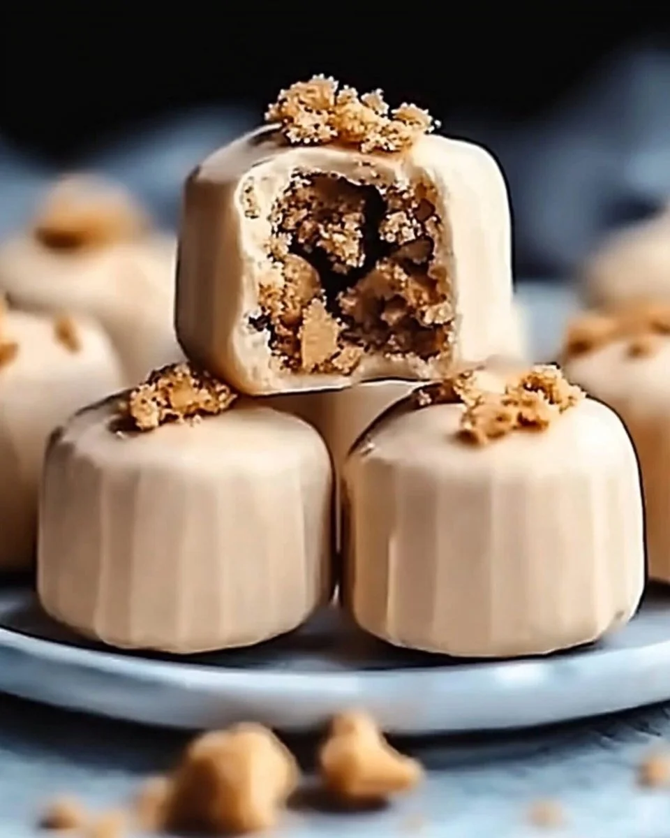 High-Protein Frozen Peanut Butter Greek Yogurt Bites
