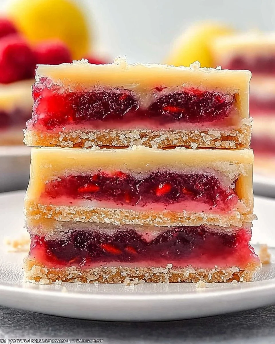 Lemon Raspberry Bars