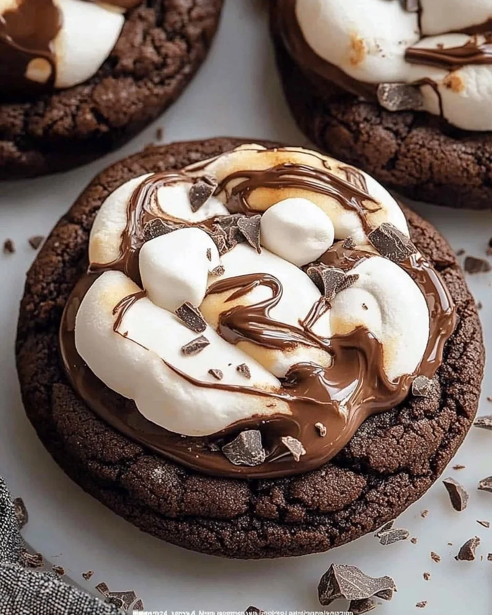 Marshmallow Chocolate Cookies