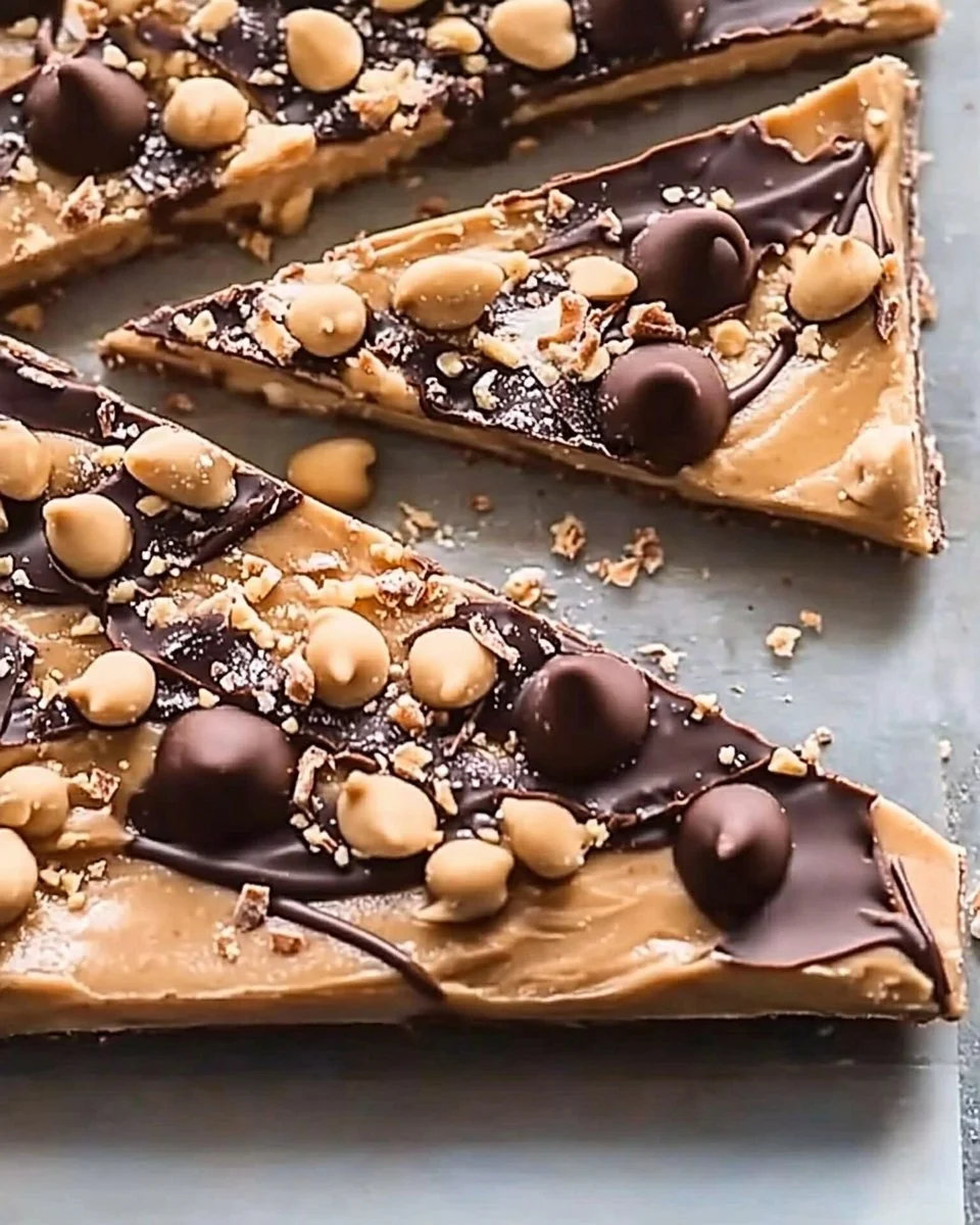 Peanut Butter Chocolate Frozen Yogurt Bark
