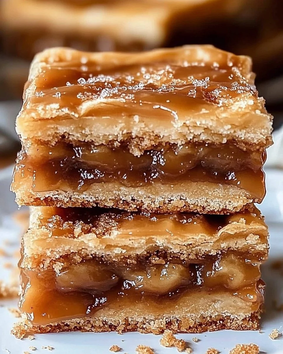 Salted Caramel Brown Sugar Pop Tart Cookie Bars