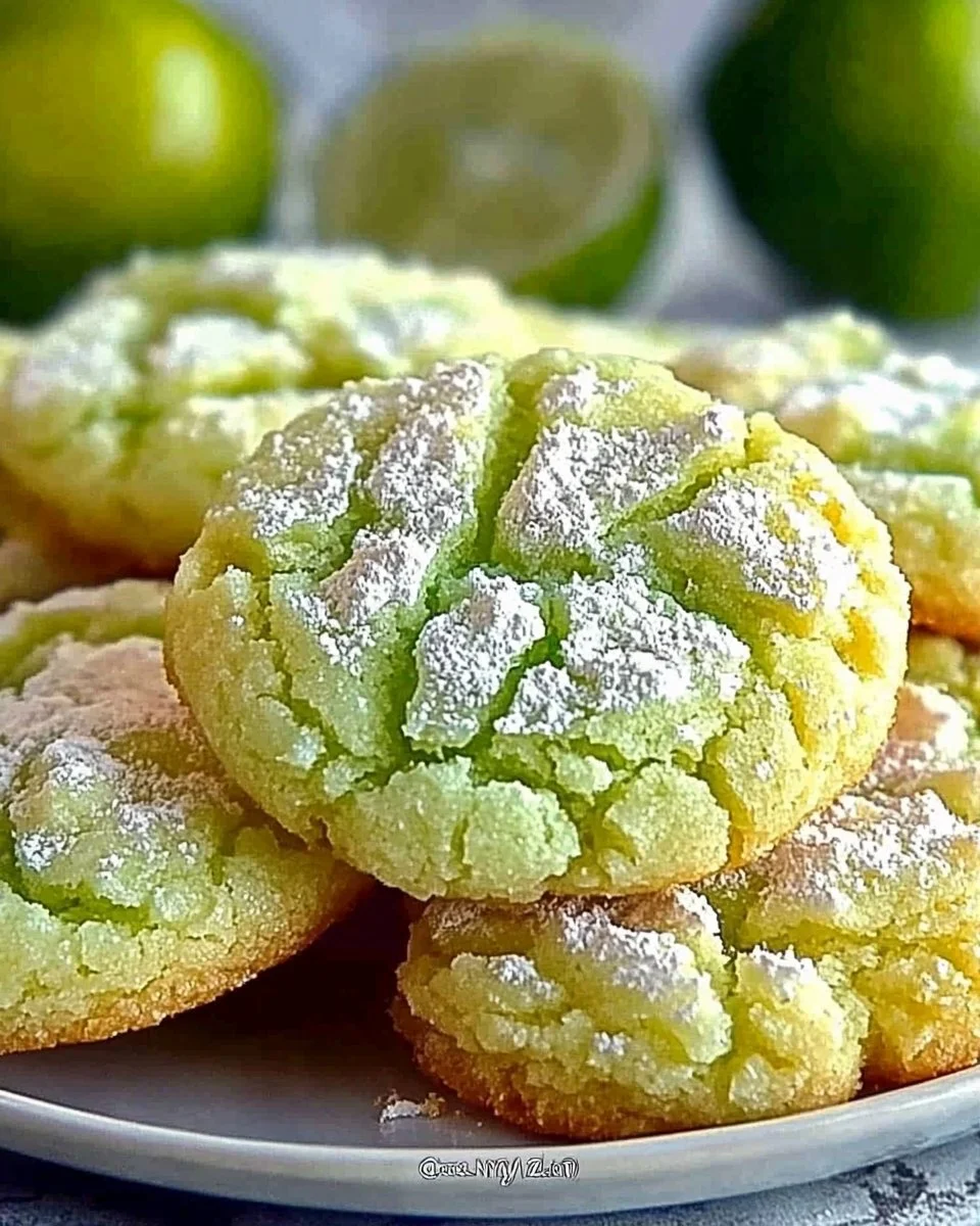 The Heart of Key Lime Cookies