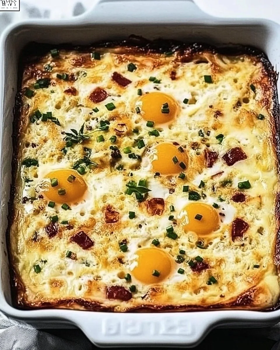 Warm and Cozy Cottage Cheese Egg Bake