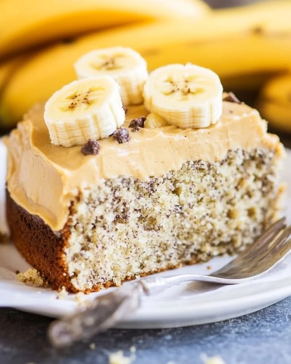 Banana Cake with Brown Butter Icing