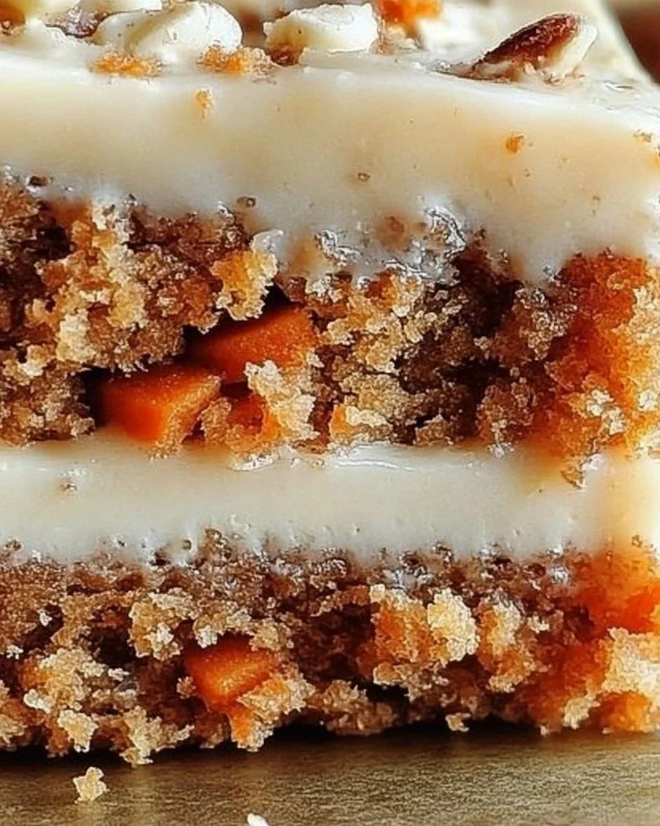 Carrot Cake Bars carrot cake Carrot Cake Bars