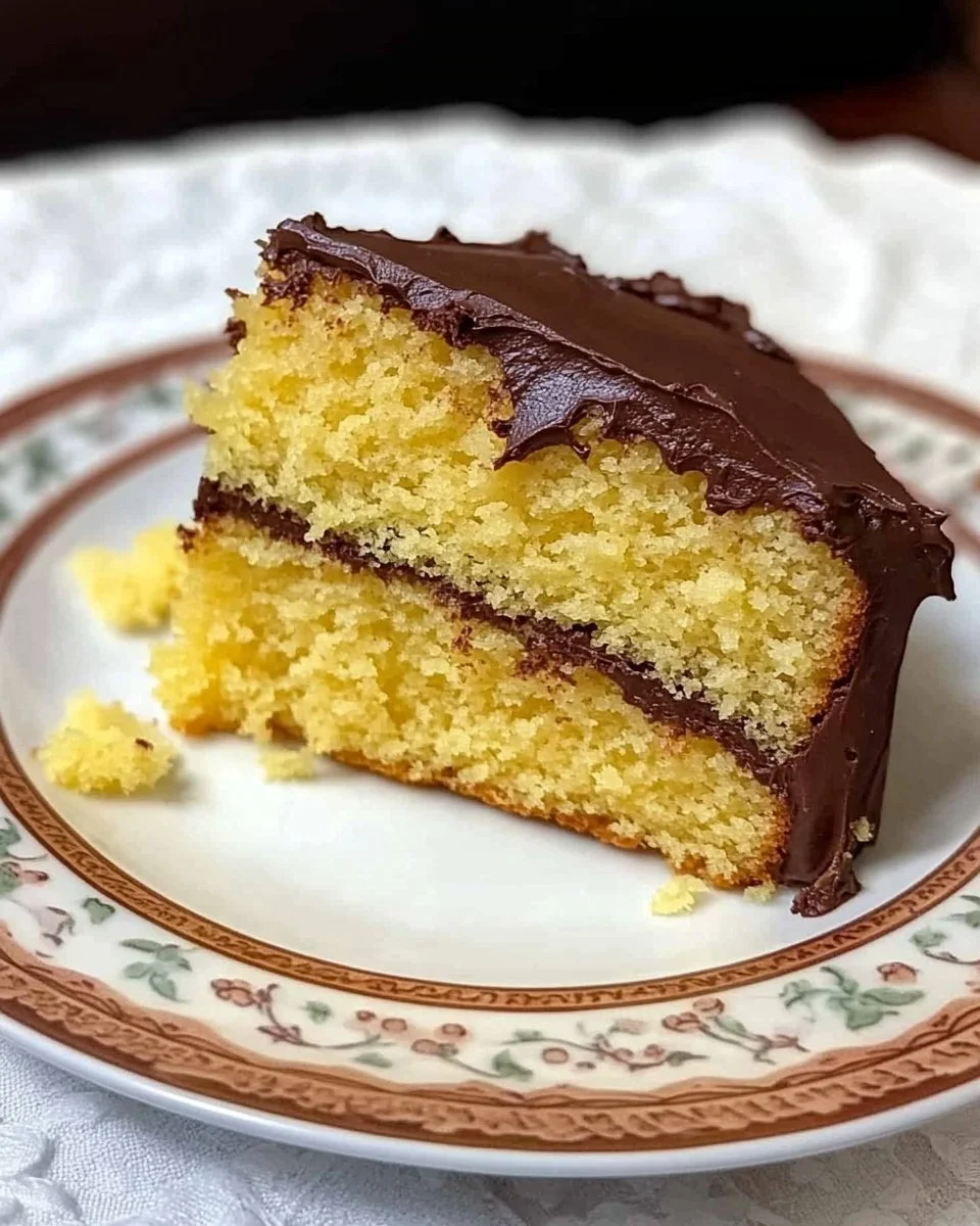 Moist Butter Cake with Chocolate Frosting butter cake Moist Butter Cake with Chocolate Frosting