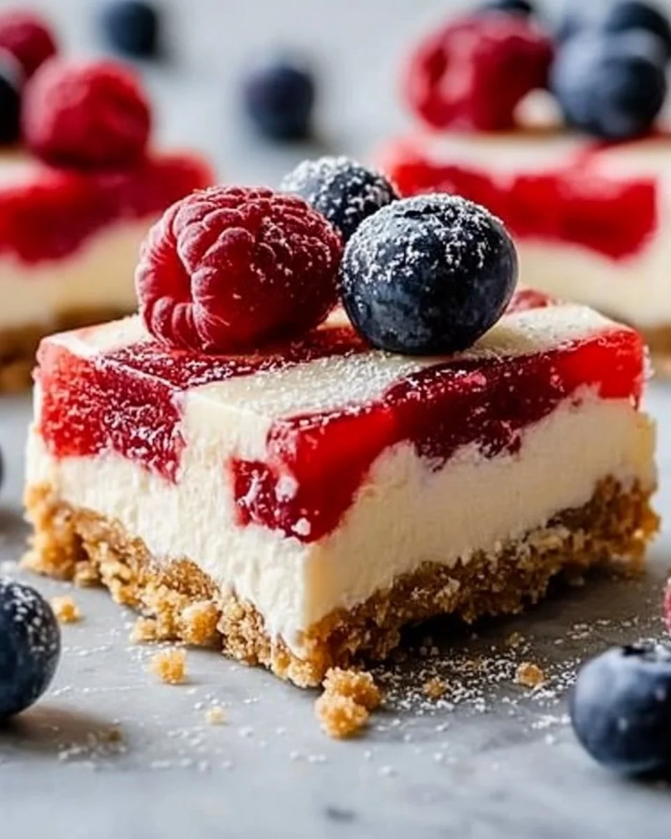 No-Bake Flag Cheesecake Bars: A Deliciously Easy Patriotic Treat flag cheesecake No-Bake Flag Cheesecake Bars: A Deliciously Easy Patriotic Treat